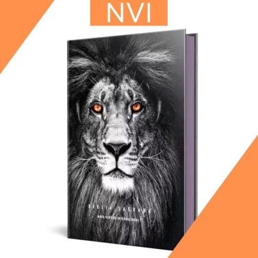 Imagem de Biblia Sagrada Nvi Leao Preto Capadura Ebenezer Edifique Cpp