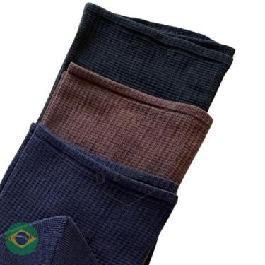 Imagem de KIT MEIA Social Clássica - Meianyl - Lupo - Cano Longo - Punho Canelad