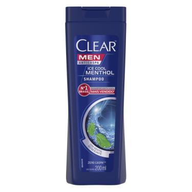 Imagem de Shampoo Anticaspa Ice Cool Menthol Clear Men Frasco 200ml