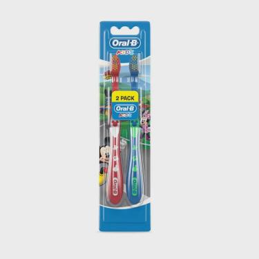 Imagem de Escova dental oral-b kids mickey com 2 unidades