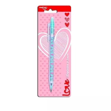 Imagem de Molin Lapiseira Love All 0,7mm - Cores Sortidas com Grafite e Borracha