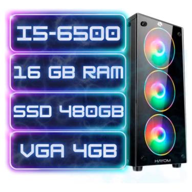 Imagem de Cpu Computador Gamer I5 6500 + 16gb Ddr4 + ssd 480 + gforce 4gb