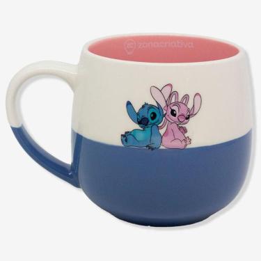 Imagem de Caneca Maggie Stitch E Angel Namorados 400 Ml Zona Criativa