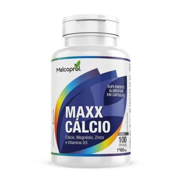 Imagem de Maxx Cálcio Magnésio Zinco E Vitamina D3 100 Cápsulas Melcoprol