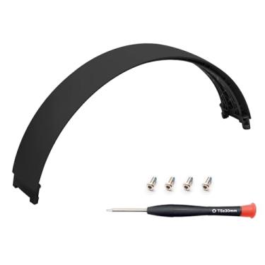 Imagem de HQB-STAR Kit De Substituição Para Faixa Cabeça Sem Fio Studio Pro 2023, Reparo Superior Fones Ouvido Beats Resistente A Dobras, Durável, Materiais Compostos + Ferramentas (Preto)
