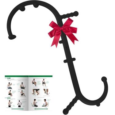 Imagem de Bengala de ponto de gatilho de massagem, ferramenta de liberação muscular, gancho de auto-massagem, bastão portátil nas costas, pescoço, ombro, perna e pés, tecido profundo corporal