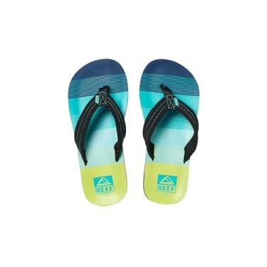 Imagem de Reef Sandália infantil unissex Ahi, Aqua/Verde, 6 Big Kid