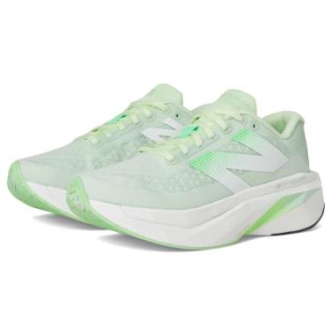 Imagem de New Balance FuelCell Supercomp Trainer V3 Tênis de corrida feminino, Água melão/cinza de argila/branco, 7 Wide