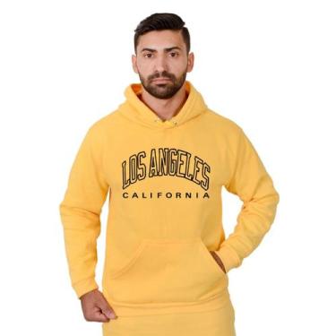 Imagem de Blusa De Moletom Masculina Básica Com Capuz Moda Casual Esportiva Mode