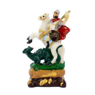 Imagem de Escultura São Jorge Barroco 7 cm em Resina - Lua Mística - 100% Origin