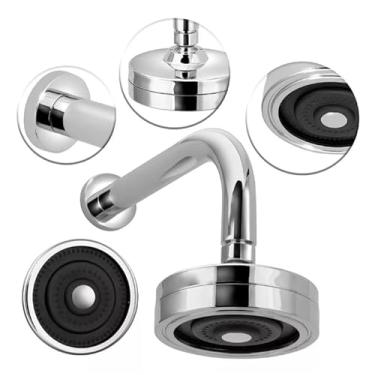 Imagem de Ducha Articulada Autolimpante para Aquecedor a Gás e Solar, Acabamento Cromado (CinzaCromado)