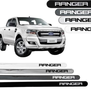Imagem de Jogo Friso Lateral Ranger Ponta Redonda com Grafia Cores - Macall, Bra