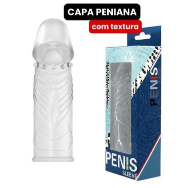 Imagem de Capa Peniana Extensora de Silicone com Estimulador em Relevo - Taiwan 