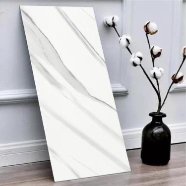 Imagem de Placa Autocolante Vinílica Parede3D Mármore Carrara 10 Placa - Colacom
