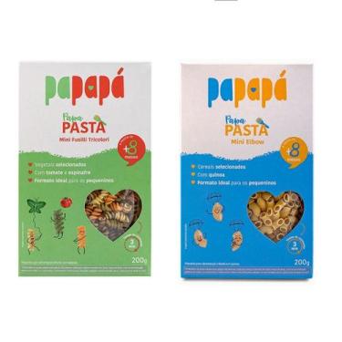 Imagem de Kit 2 Macarrão Infantil Vegetais e Quinoa Papapá 400g