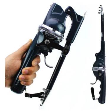 Imagem de Vara De Pesca Telescópica Dobrável Com Carretel Com Porta De - ZR