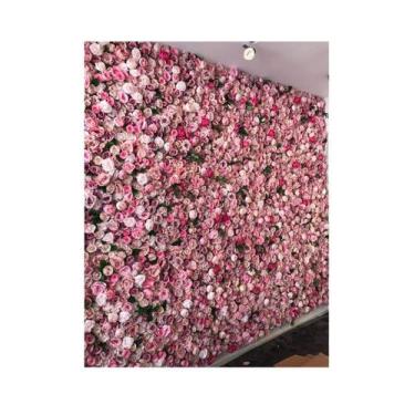 Imagem de Painel de parede jardim com rosas permanente 1 metro decorativo - La C