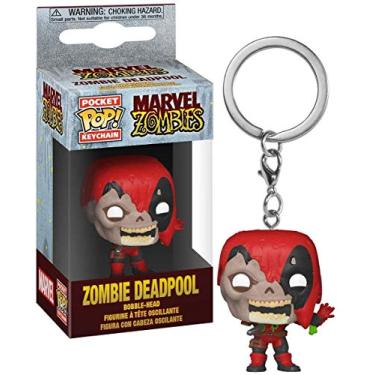 Imagem de Funko Pop! Keychain: Marvel Zombies - Deadpool, Multicolor, Model:49131