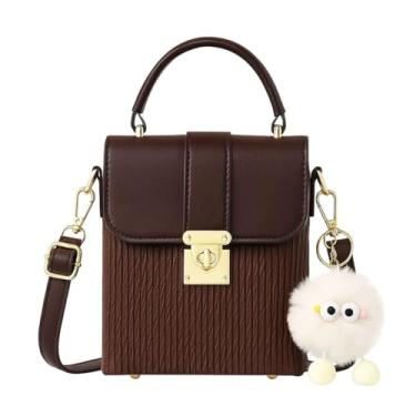 Imagem de Bolsa Pequena Feminina Transversal Fashion Bag Crossbody (Marrom)