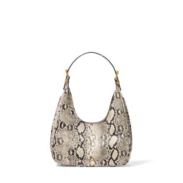Imagem de Michael Kors Bolsa de ombro pequena Hobo Nolita, Ferragens douradas antigas/natural, One Size