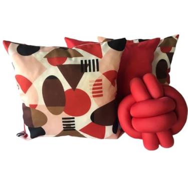 Imagem de Kit 3 Capas de Almofadas Decorativas + Almofada Nozinho(31)