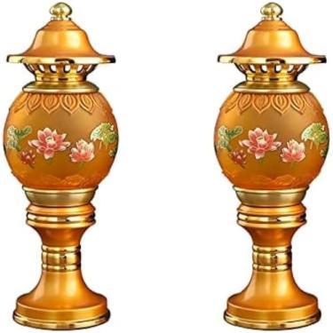 Imagem de Lâmpada De Lótus Led Para O Buda Luz De Buda Colorida Para Decoração De Luz De Lótus De Lâmpadas Guanyin Vitrificadas De Riqueza, B, 11inch