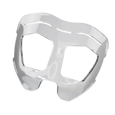 Imagem de menolana Máscara facial de basquete para nariz quebrado, proteção facial esportiva, protetor nasal para treino, futebol, exercícios, atletas, 16.5 Cm X 13.5 Cm