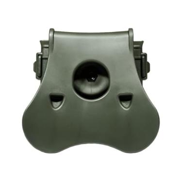 Imagem de Porta Carregador Duplo Universal, Polímero Verde, Compatível com Pistolas 9mm/.40/.45, Ajustável