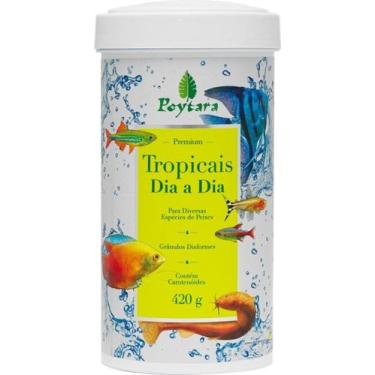 Imagem de Ração Para Peixes Poytara Tropicais Dia A Dia 420gr Aquario 1905436857
