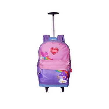 Imagem de Mochila Ursinhos Carinhosos Infantil Feminina Rodinhas Aulas - Luxcel