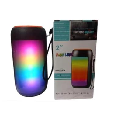 Imagem de Caixa de Som Bluetooth Portátil com LED RGB, Alto-falante Recarregável, Entrada USB, Cartão SD e AUX