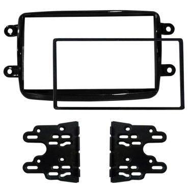 Imagem de Moldura Painel 2DIN Multimidia MP5 Kwid Captur Sandero Logan