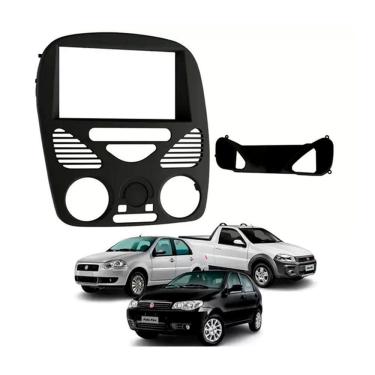 Imagem de Moldura 2din Fiat Palio Strada Palio Weekend E Siena G2