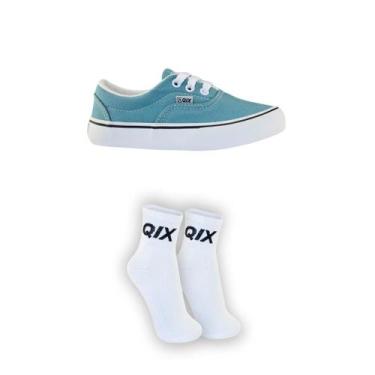 Imagem de KIT Tênis QIX Sunset e MEIA QIX Masculino Feminino Macio Causal, 42, A