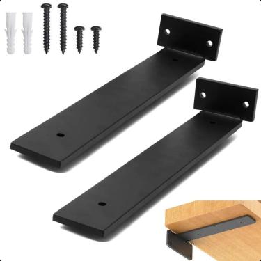 Imagem de 20Cm - Mão Francesa Cantoneira Preta Invisível - Rio Design9