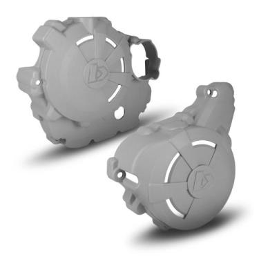 Imagem de Protetor Biker Tampas Motor Mxf 270 Fi 2026 Em Diante, Cinza