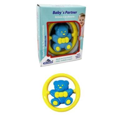 Imagem de Chocalho Bebê Ursinho Baby Brinquedo Sonoro Menino Menina Criança Pequ