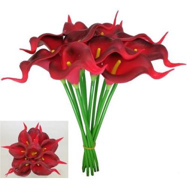 Imagem de 15 Copos De Leite Silicone Flores Artificiais Buquê - La Caza Store