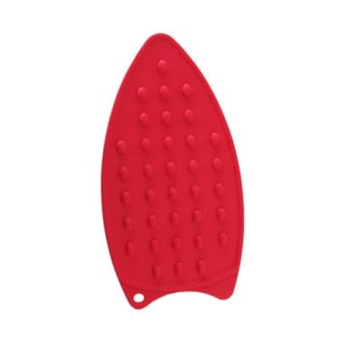 Imagem de Ｂｅｓｇａ Almofada de silicone para descanso de ferro para viagens e uso em quilting Suporte de passar roupa portátil multifuncional para casa, Vermelho