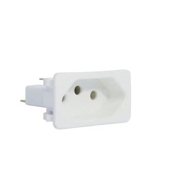 Imagem de Tomada Margirius Para Caixa Embutir Padrão Weg 10/20a Branca