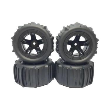 Imagem de Pneus De Neve E Areia 4 Peças Para Carros RC Off-road Wltoys 1/14 1/16