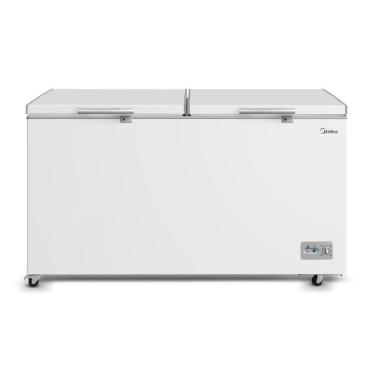 Imagem de Freezer Horizontal Midea 508L 2 Portas 3em1 MDRC698FZD Branco