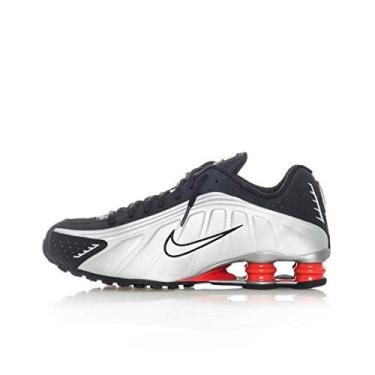 Imagem de Nike Shox R4 P1 - preto/prata metálico/laranja máximo, Preto, prata metálico, laranja máximo, 43