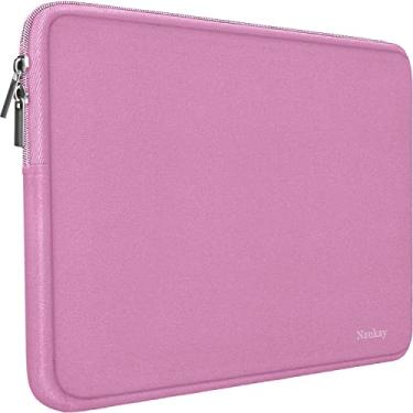 Imagem de Capa para laptop de 14 polegadas, capa de neoprene resistente para laptop/capa de bolso para notebook/pasta para tablet de 14 polegadas HP, Lenovo, Asus Notebook, Ultrabook, rosa