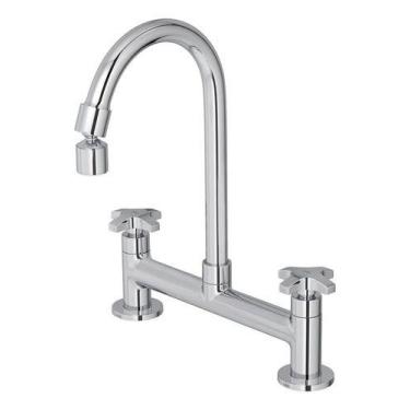 Imagem de Torneira Misturador Cozinha Bica Móvel Deca Max Cromado