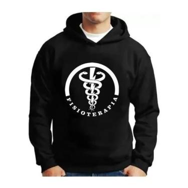 Imagem de Moletom Blusa De Frio Linda Fisioterapia Faculdade - Lgamn, Preto, PP