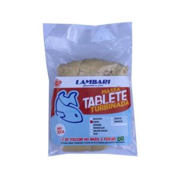 Imagem de Massa Tablete Turbinada Coco para Pesca 200g - Lambari