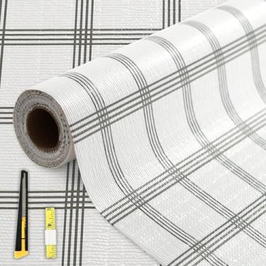 Imagem de FINNEZ Forro de gaveta 30,5 cm x 20 m, forros de prateleira não adesivos para armários de cozinha, geladeira e armário, fixação forte e espessa, fácil instalação, impermeável, à prova de óleo