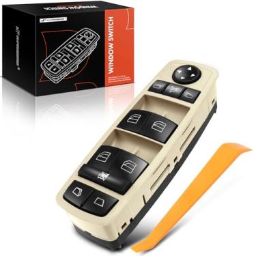 Imagem de A-Premium Interruptor de vidro elétrico dianteiro do lado do motorista compatível com Mercedes-Benz W164 W251 GL320, GL350, GL450, GL550, R320, R350, R500, R63 AMG, 2006-2012, substituição