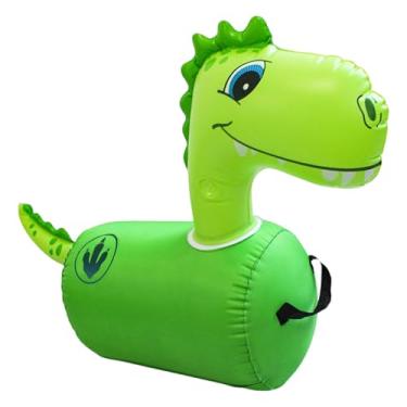 Imagem de Esquirla Brinquedo inflável de dinossauro inflável para meninos e meninas, brinquedo de pular para crianças em ambientes internos, gramados e externos